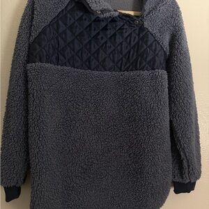 Cozy Gray Sherpa Sweater